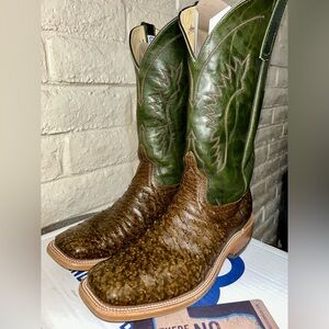 Anderson Bean | Men’s 13D | Full Quill Ostrich | Bison Shaft & Antique Colonial